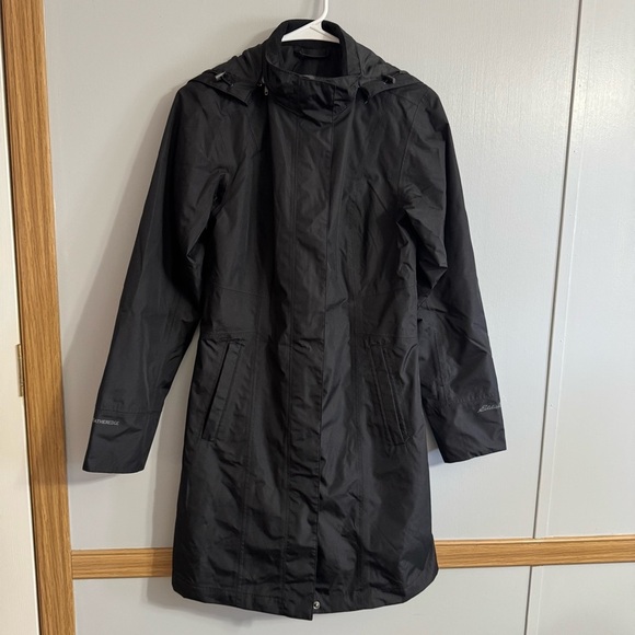 Eddie Bauer Size XS Rain Coat in Black - Picture 12 of 12